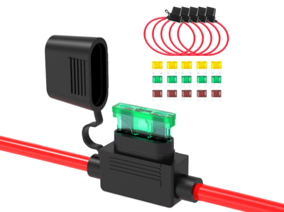 Recoil 5-pack ATC/ATO inline-zekeringhouders 10-AWG