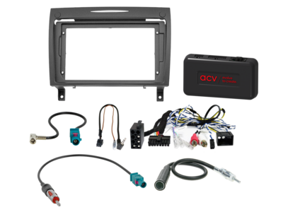 9" Kit Mercedes SLK(R171) 03/2004-03/2008 SWC/antenne/Amp