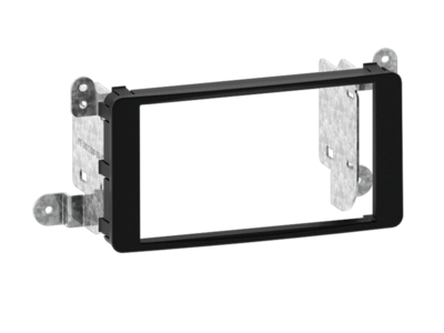 2-DIN radiokap Citroen/Mitsubishi/Peugeot zwart