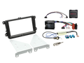 2-DIN kit Seat/Skoda/VW voertuigen LFB/antenne (set) zwart