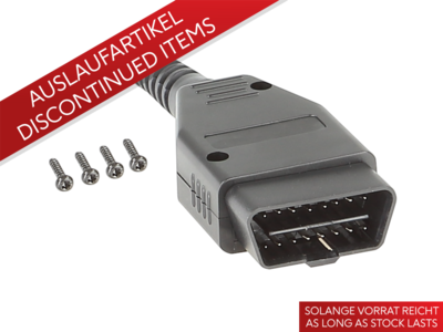 OBD-connectorstekker rechte aansluiting soldeerlippen