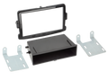 2-DIN RB met compartiment Dacia/Fiat/Nissan/Opel/Renault pianolak