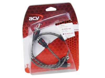 RCA-kabel acv TYRO Economy Line Y-kabel (m)>(f)/(f) 30cm