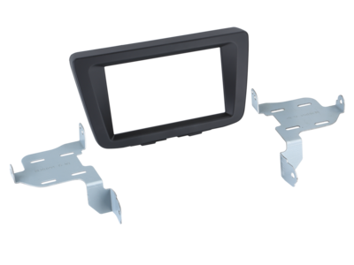 2-DIN radiokap Suzuki Baleno 06/2016-07/2019 zwart