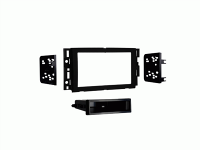 2-DIN radioframe met compartiment voor diverse GM/Suzuki-voertuigen