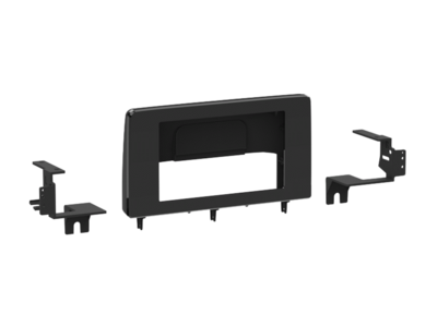 2-DIN radiokap Honda Civic (FE10) 10/2022-2025 zwart
