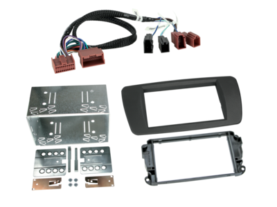 2-DIN radiokap Seat Ibiza (6J) tuamgrijs/kabelset