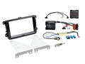 2-DIN bouwpakket Seat/Skoda/VW LFB/antenne (set) pianolak