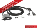 USB/AUX-AV opbouwbehuizing universele USB/3,5mm jack