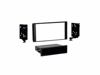 2-DIN radioframe met compartiment voor diverse Subaru-voertuigen