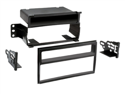 2-DIN radioframe met compartiment Nissan Tiida(C11)/Versa(C11)