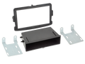2-DIN RB met compartiment Dacia/Fiat/Nissan/Opel/Renault zwart