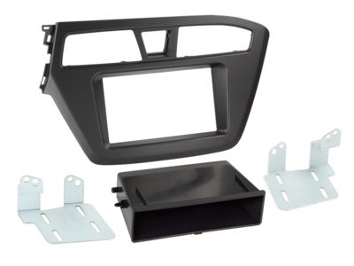 2-DIN radiokap met compartiment Hyundai I20 12/2014-09/2020