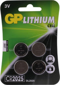 GP Lithium knoopcel CR2025  blister 1x4