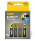 Aqiila AAA batterij Oplaadbaar USB-C 600 mAh Li-Ion 1 5V 4x