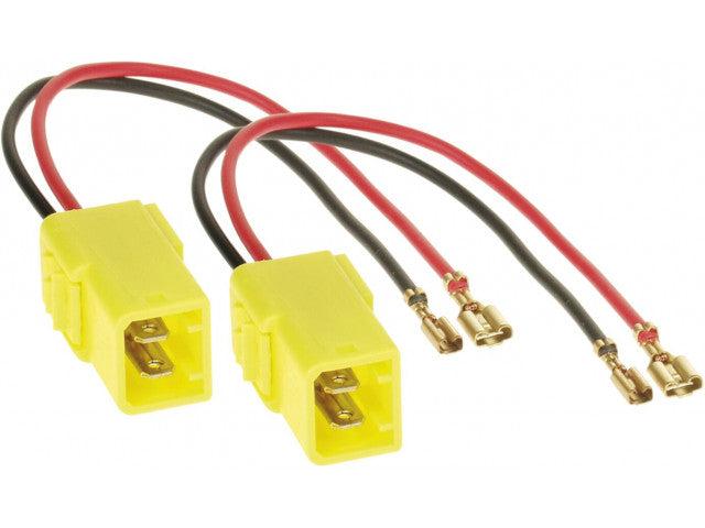 Speaker Adapter Kabel (2 x) Diverse modellen Alfa Romeo - Citroën - Fiat - Lancia - Peugeot
