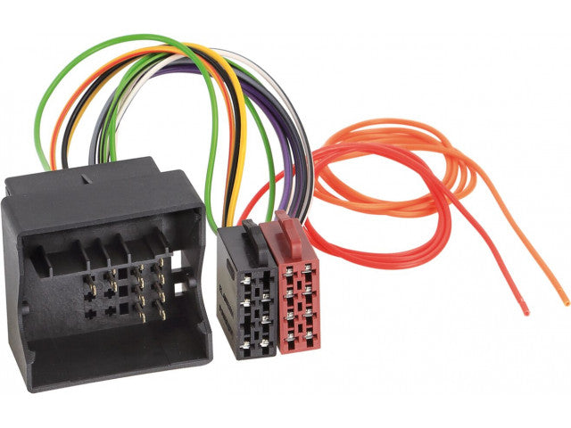 Radio Aansluitkabel Diverse modellen Opel Quadlock > ISO Norm