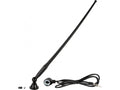 Universele opbouw antenne zwart AM / FM (DAB+ ready), rubber spriet