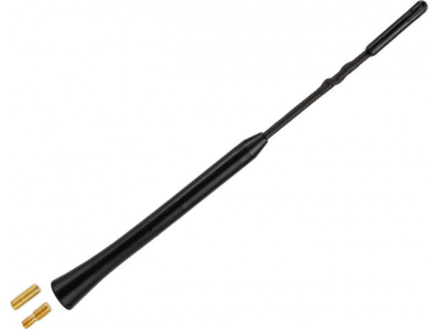 Antenne spriet 16V "low noise" AM/FM 20cm, met M5 en M6 verloopjes