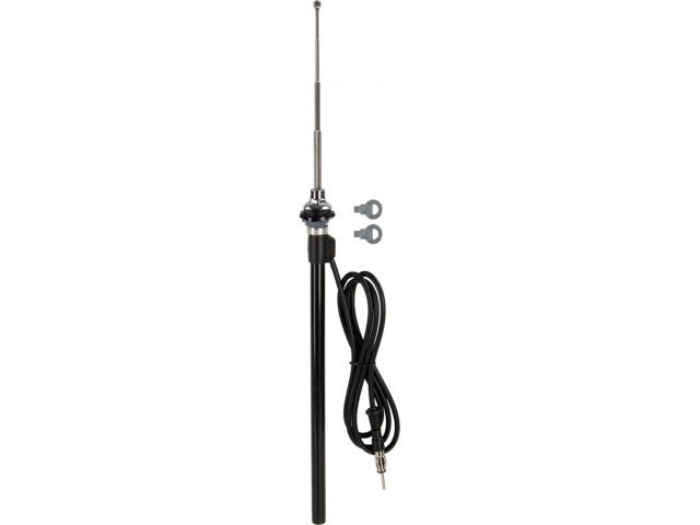 Universele inzinkantenne AM/FM chroom kleine kop (27mm)