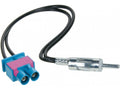 Antenne Adapter DIN Dubbel-FAKRA (m) > DIN (m) Audi - Seat -Maserati -Volkswagen - Skoda -Scania