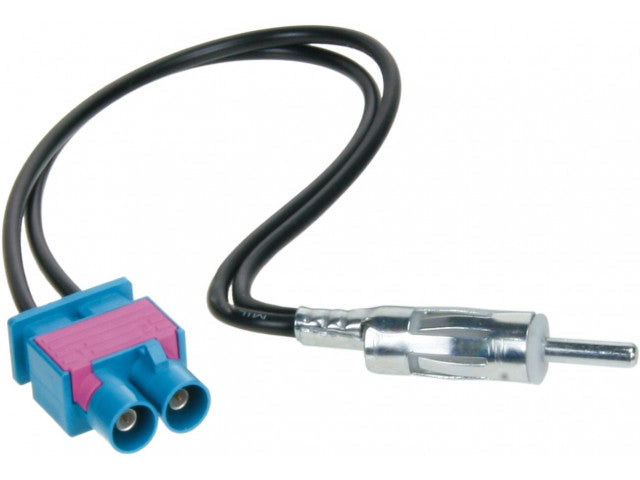 Antenne Adapter DIN Dubbel-FAKRA (m) > DIN (m) Audi - Seat -Maserati -Volkswagen - Skoda -Scania