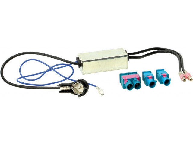 Antenne Adapter ISO 2x Fakra/Dubbel-Fakra Audi -Maserati -Scania - Skoda - Seat -Volkswagen