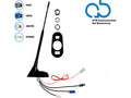Bad Blankenburg 16V Dak antenne AM/FM DAB + GNSS 76graden hoek, actief