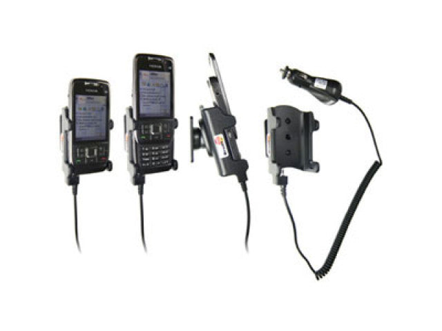 Nokia E66 Actieve houder met 12/24V lader. Uitlopend Artikel, Kan niet retour!