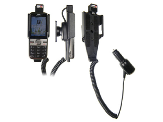 Nokia C5 Actieve houder met 12/24V lader Let Op: Uitlopend Artikel, Kan niet retour!