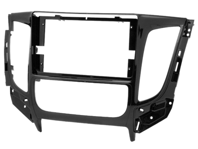ACV 9 inch radio-inbouwpaneel voor Fiat Fullback / Mitsubishi L200 piano black, voertuigen met klimatronic - afbeelding 2 - 381200-90-1