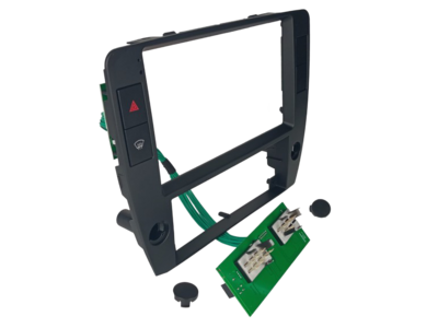 ACV 9 inch radio-inbouwpaneel voor VW Passat (B5) 03/1997 - 12/2004 zwart afbeelding 2