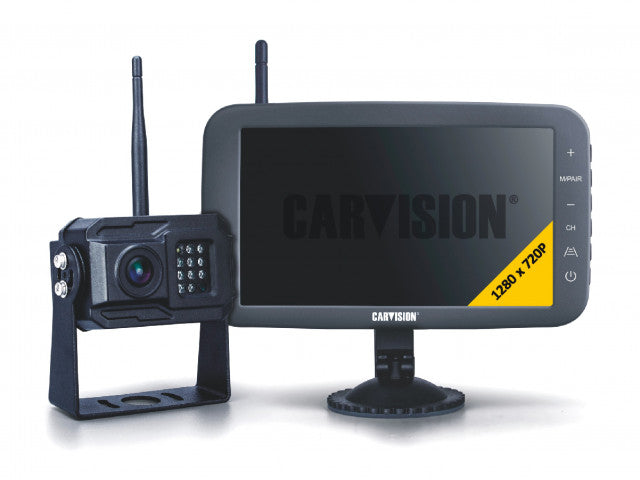 LCD monitor 5" met opbouw camera Draadloos tot ca 20m