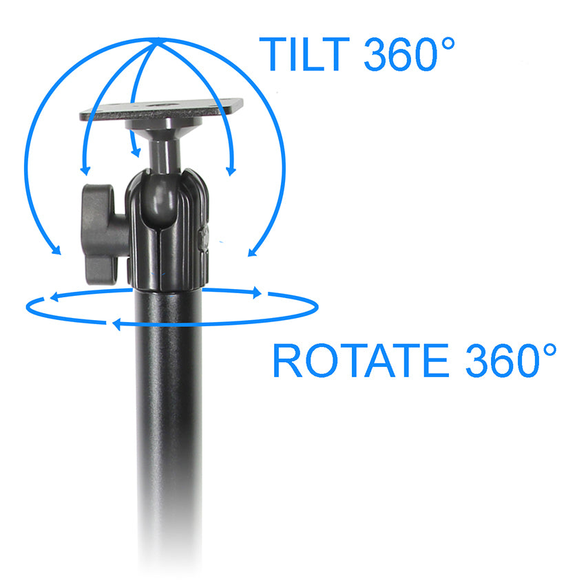 Brodit Toestelhouder 202014 — Standard Duty Pedestal Mount