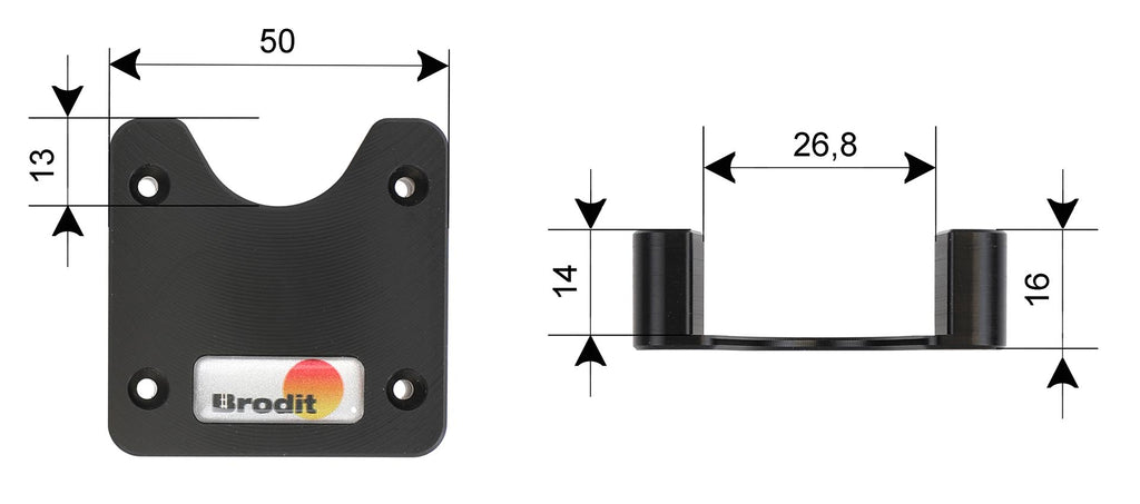 Brodit Toestelhouder 215497 — Mounting Accessories