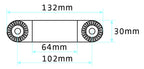 Brodit Verstelbare Houder 215514 — Pedestal Mount, Parts