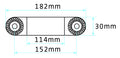 Brodit Verstelbare Houder 215534 — Pedestal Mount, Parts