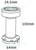 Brodit Accessoire 215564 — Pedestal Mount for cable routing