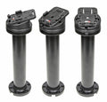 Pedestal Mount 8 for cable Kop 15° & MoveClip H:235mm Black"