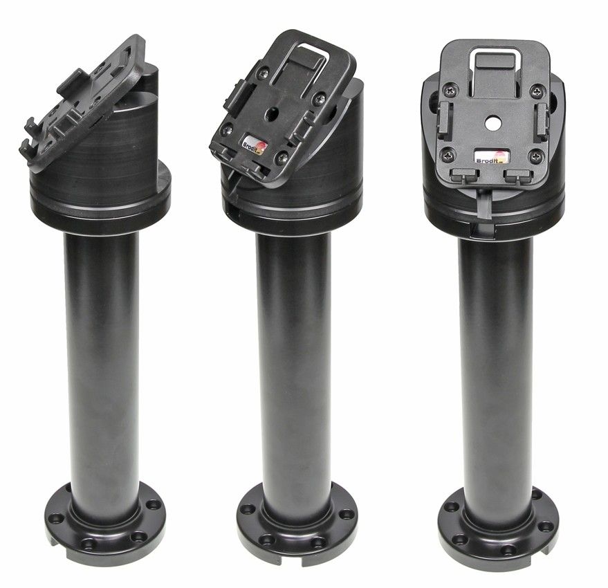 Pedestal Mount 8 for cable Kop 45° & MoveClip H:250mm Black"