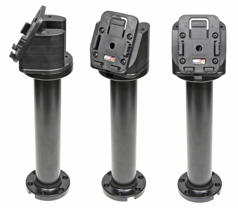Pedestal Mount 8 for cable Kop 60° & MoveClip H:268mm Black"