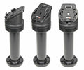Pedestal Mount Swiv. 6 5 Kop 30° & MoveClip H:209mm Black"