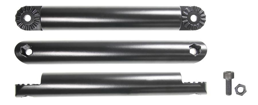 Pedestal Mount Part Extension 12 L:320mm Black"