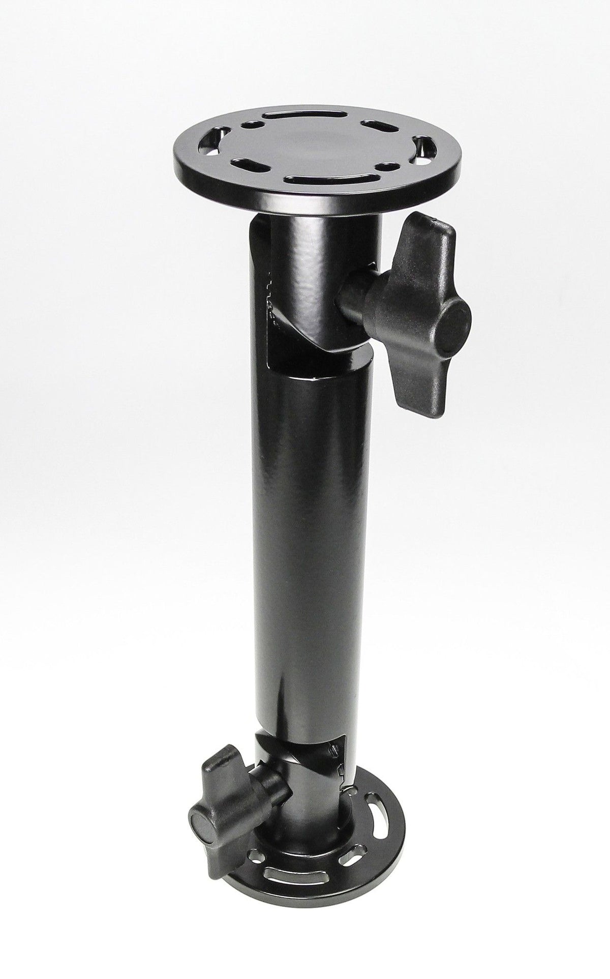 Pedestal mount 6  round base 64mm-small teeth-90° offset"