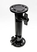 Pedestal mount 8  round base 64mm-small teeth-90° offset"