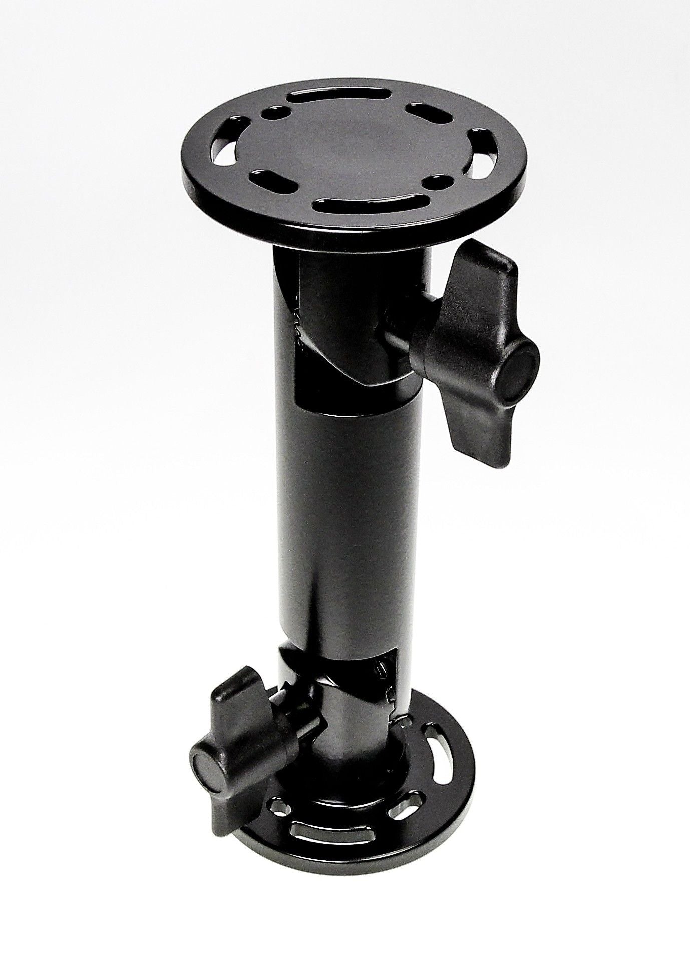Pedestal mount 8  round base 64mm-small teeth-90° offset"