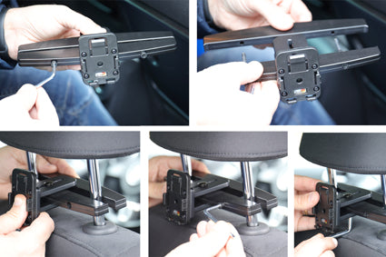 Brodit Verstelbare Houder 216018 — Passive holder with tilt swivel