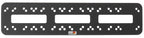 Brodit Toestelhouder 216095 — Mounting plate