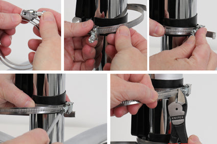 Brodit Accessoire 216115 — Pipe Mount with mounting plate