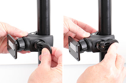 Brodit Toestelhouder 216254 — Pipe Mount with mounting plate